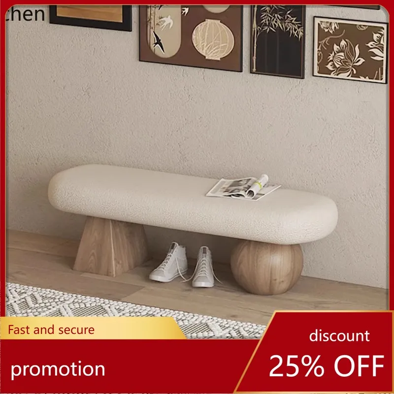 

HT light luxury and high-end sense of entrance, shoe change stool, bench stool, bedside stool, creative cloakroom