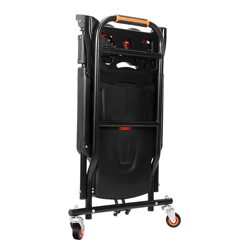

2 In 1 Trolley 120KG Capacity Multi-Position Folding Hand Truck Platform Trolley Multifunction Hand Cart