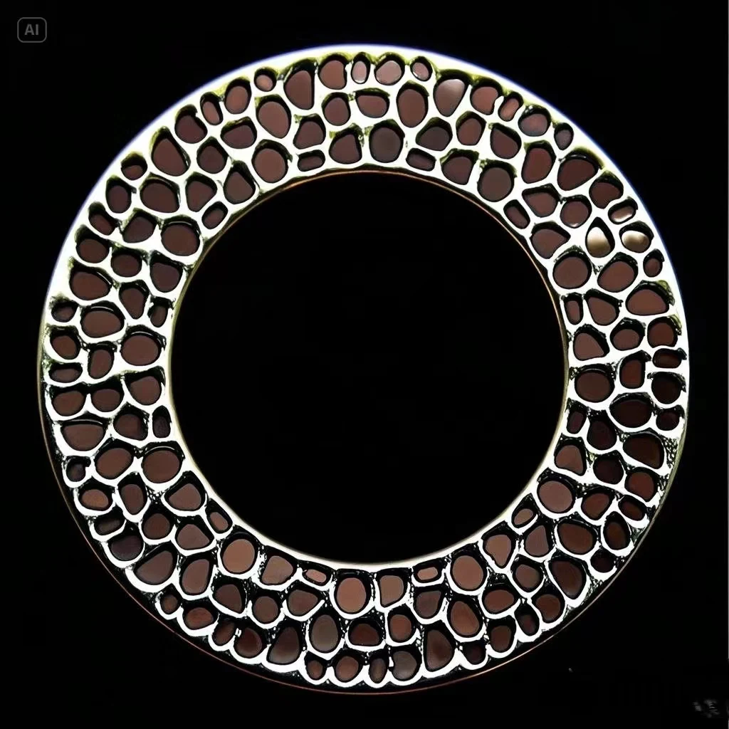 5PCS/lot 49*49mm Wreath Circle Metal Charm Earring Connector Antique Silver Bronze Color Making DIY Handmade Tibetan Jewelry DIY