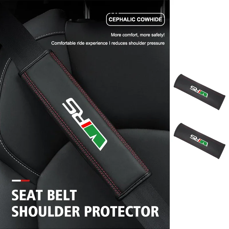 Car Seat Belt Cover Shoulder Comfort Protector Pad Accessory For Skoda Octavia 2 3 Rapid Kodiaq Karoq Fabia Kamiq Superb MK3