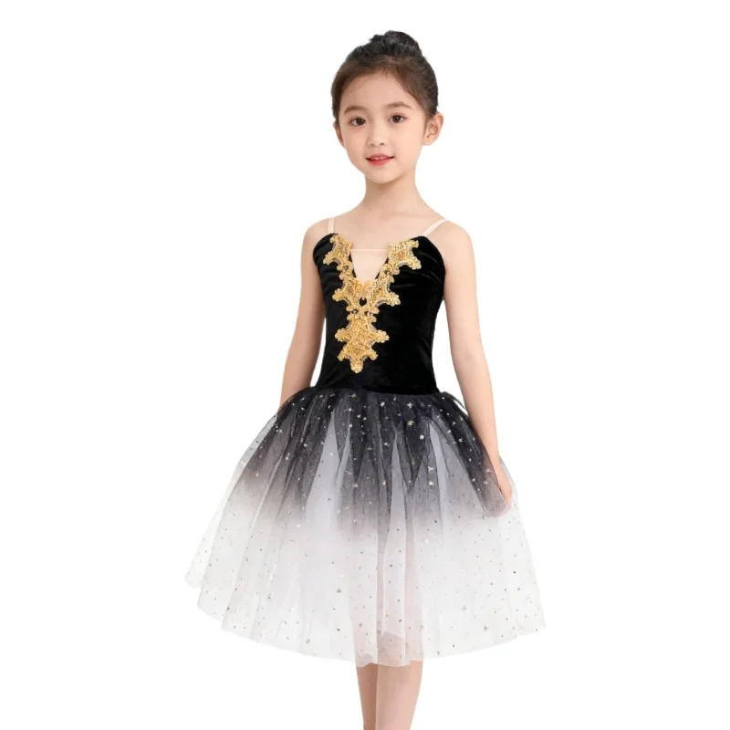 

Ballet Tutu for Girls Ballet Dance Dress Fluffy Tutu Skirt Performance Costume Dance Dress for Girls Child's Party Dress