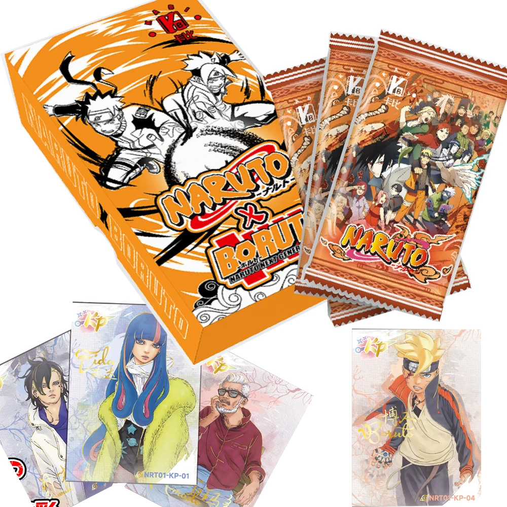 

Genuine Naruto Cards Collection Booster Box Uchiha Sasuke Character Battle Card Muye Village Map Scene Card Children's Gift Toys