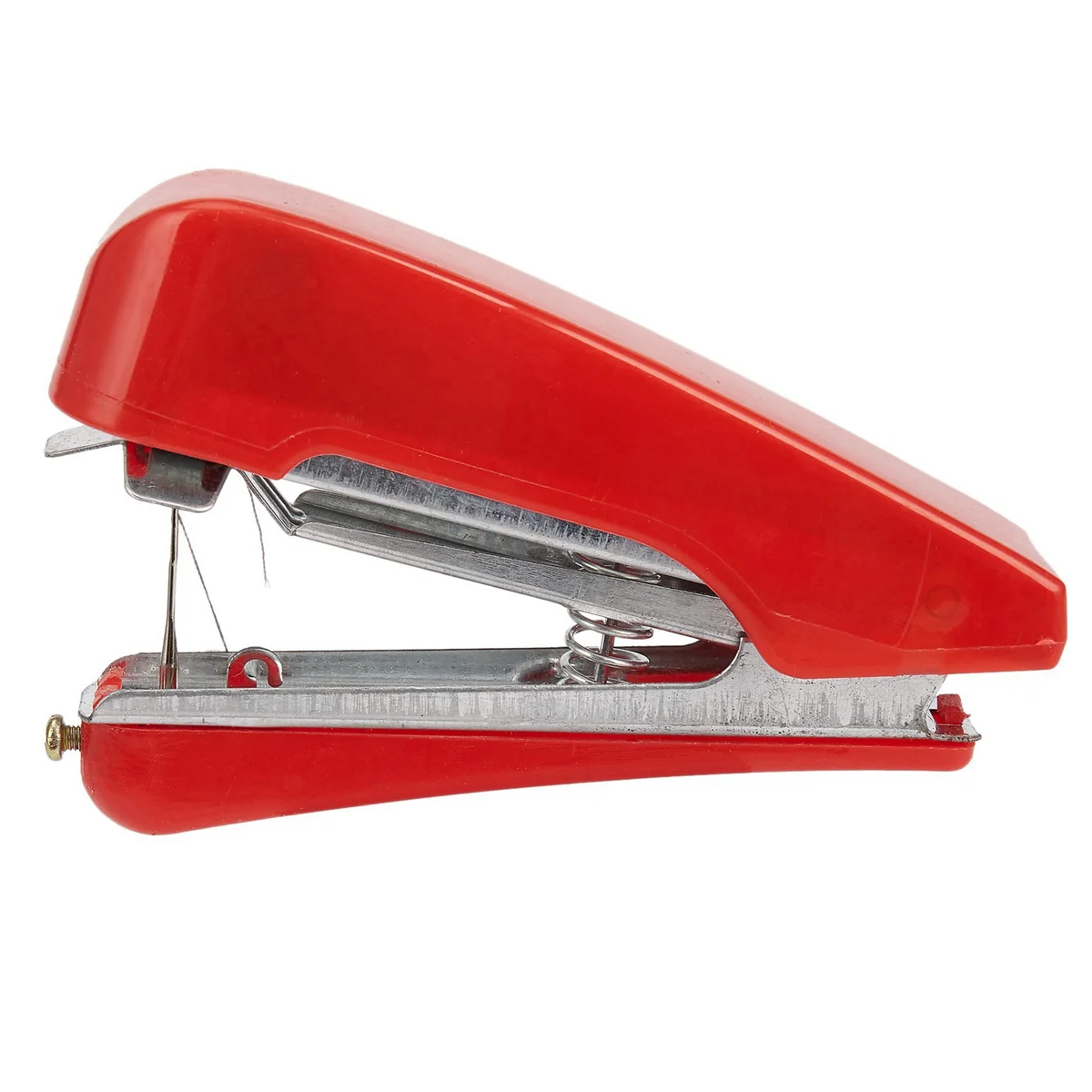 2X Portable Sewing Outdoor Small Mini Hand-Held Manual Sewing Machine Travel Pocket Sewing Machine (Random Colors)