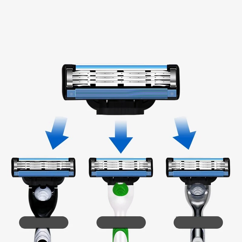 Gillette MACH 3 Manul Razor 3 Layers Blade Quick Shaving Shaver for Men Face Hair Remove mach 3 gillette Razor Blades Spare Part