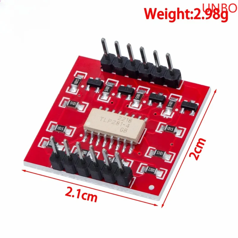 TLP281 4 CH 4-Channel Opto-isolator IC Module For Arduino Expansion Board High And Low Level Optocoupler Isolation 4 Channel