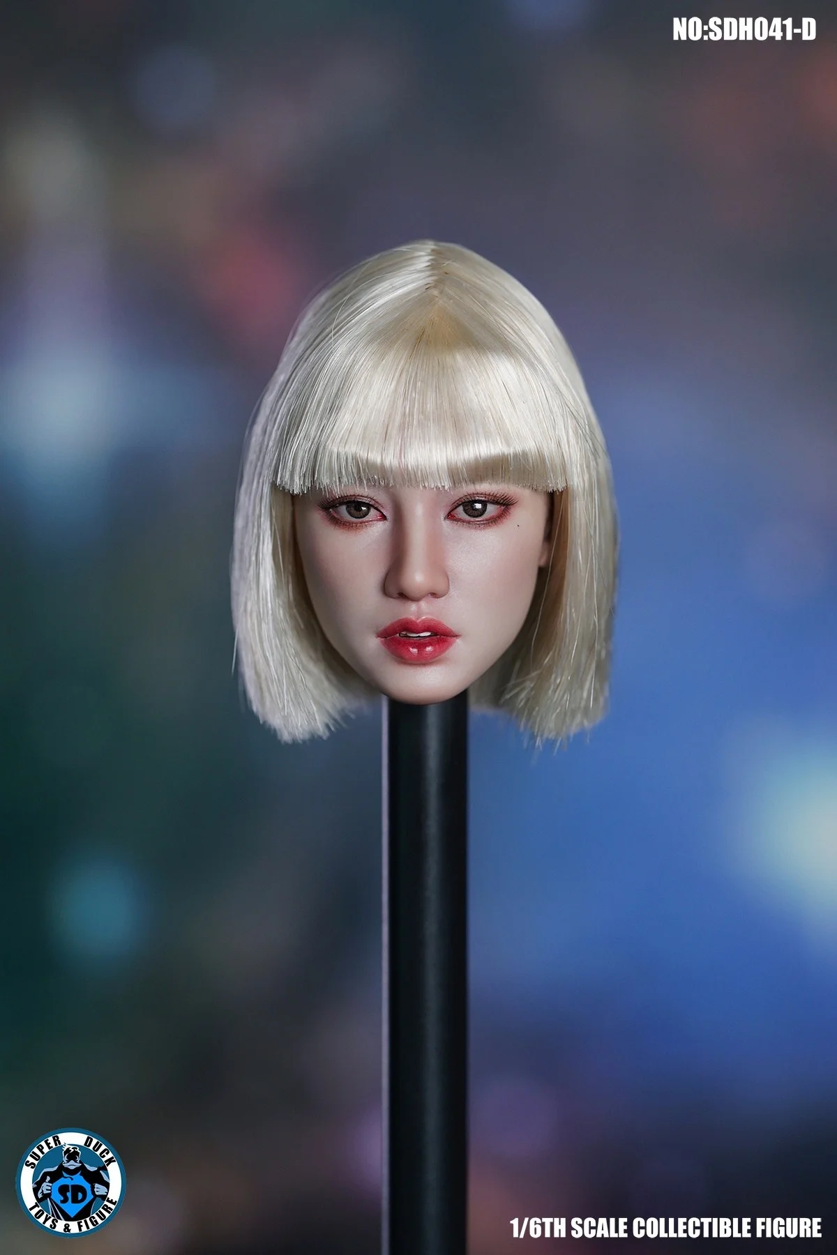 

SUPER DUCK 1/6 SDH041ABCD South korea 1/6 Scale Head Sculpt Female Anime Singer for 12'' Girl Action Figure Soldier oys