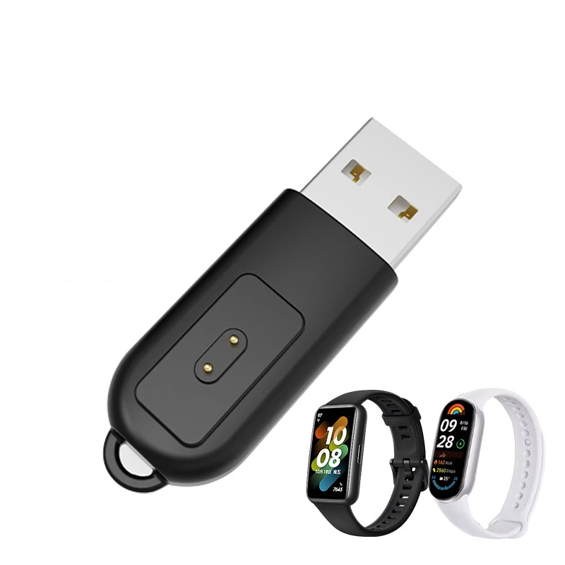 ที่ชาร์จขนาดเล็กแบบพกพาสำหรับ Xiaomi Band 9/8Pro USB