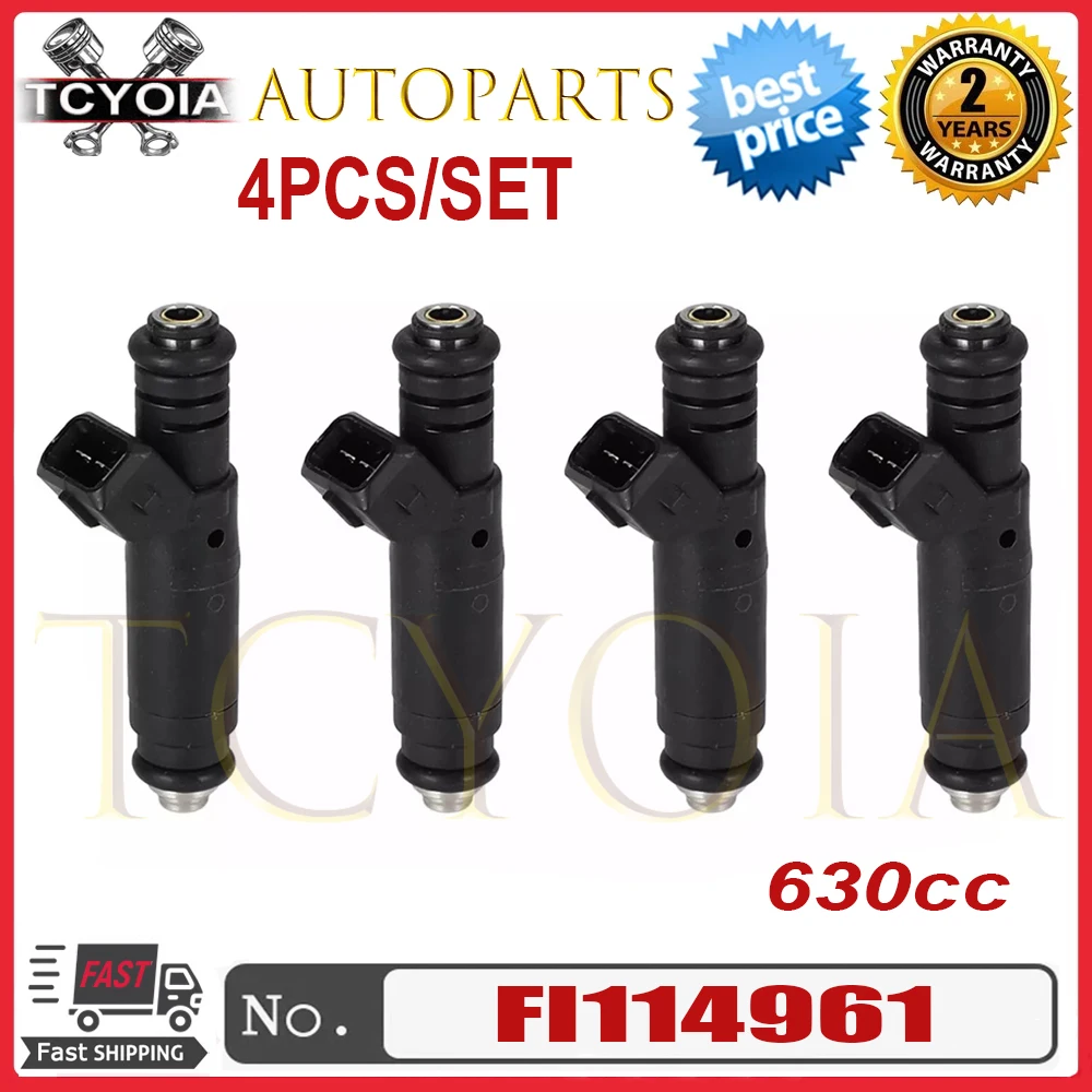 4 unids/lote 630cc FI 114961   Boquilla de inyector de combustible para Siemens Deka EV1 60LB BMW VW Ford Dodge Toyota