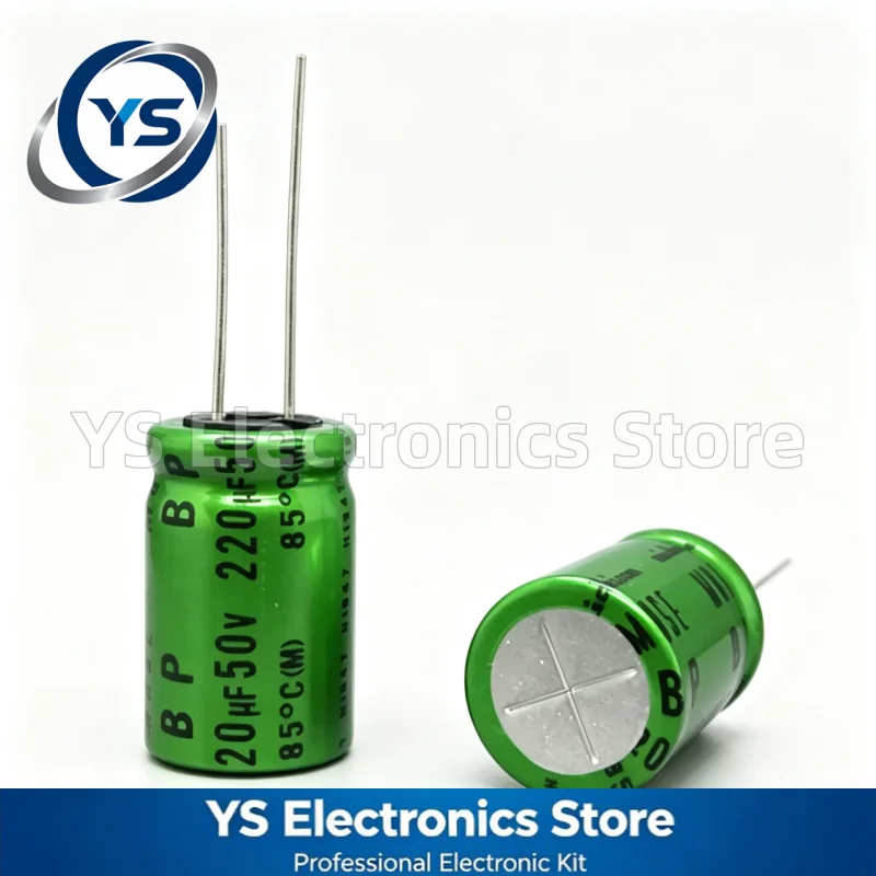 10-50pcs 50V220UF Nichicon MUSE BP Series 16X25mm ES Non Polar Bipolar HiFi Audio Capacitor UES1H221MHM 220UF50V 50V 220UF NEW