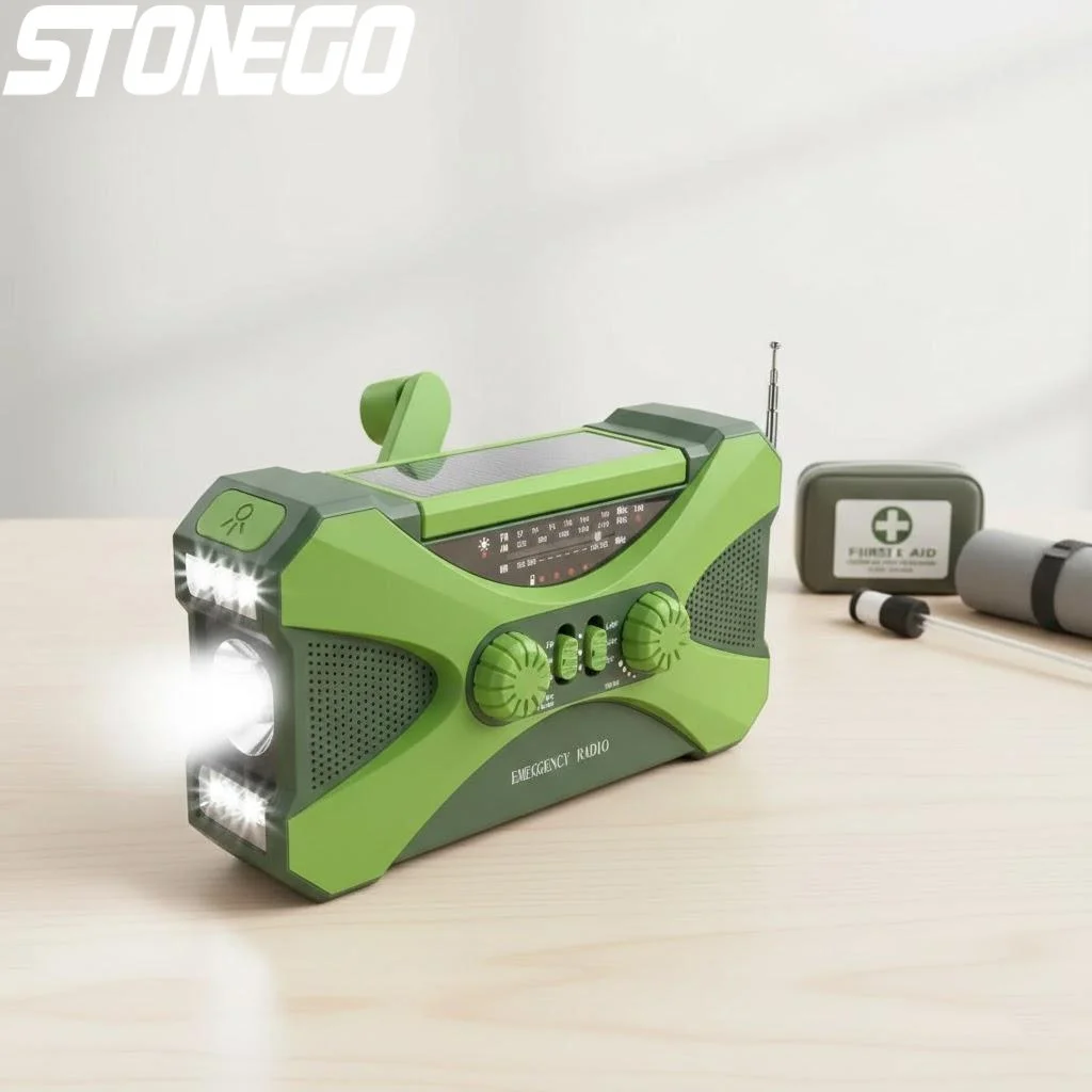 lampe-torche-led-rechargeable-portable-radio-solaire-10000-mah-double-haut-parleur-lumiere-d'urgence-avec-alarme-sos