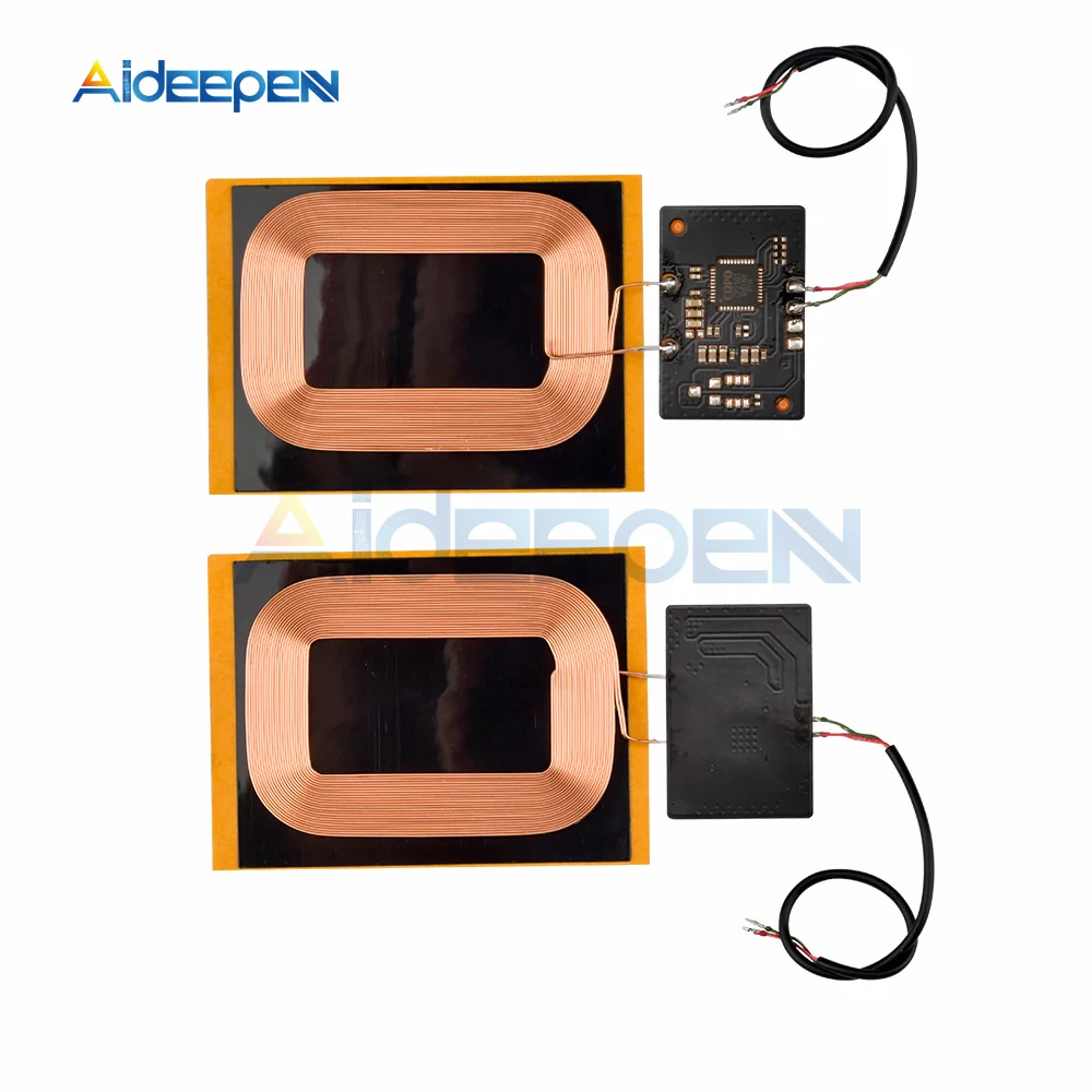 DIY Qi-Standard-Ladeempfängermodul für kabelloses Laden, Leiterplatte, DIY-Spule für Telefon, für Akku, 5 V, 1,5 A, schnelles Ladegerät. – Detail 9
