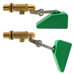 1/2 Inch Brass Valve with Plastic Float Copper Water Float Valve Adjustable Arm Automatic Fill Water Tank Water Level Control