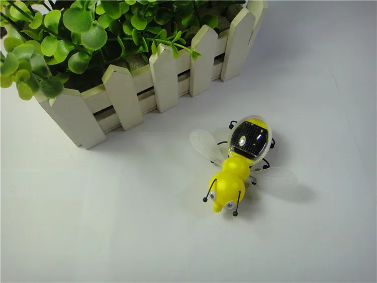 1 Pc Solar Powered Bee Insects Mobile Toys Cute And Fun Mini Solar Powered Toys Insects Teaching Fun Gadgets Toys Gifts Fun Toys