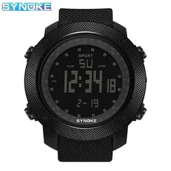 SYNOKE Digital Watch Waterproof Shock Resist Large Screen Outdoor Sports Running Swimming Outdoor Sport Military Watches WR50M