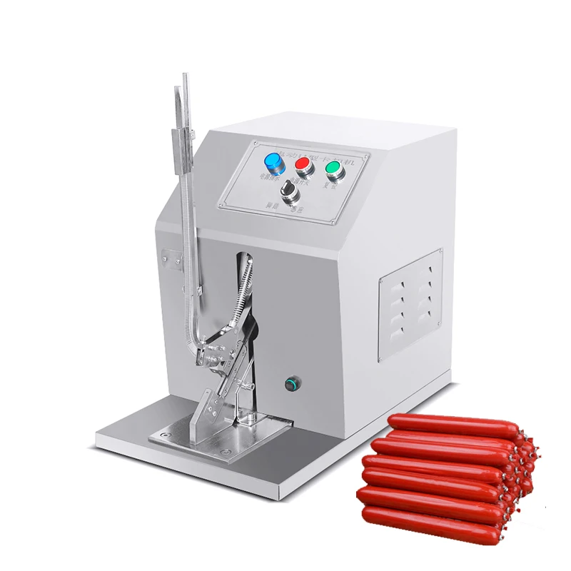 

Electric U-shape Sausage Clipper Clipping Machine Supermarket Bread Bags Packing Machine Food Sealing Machine