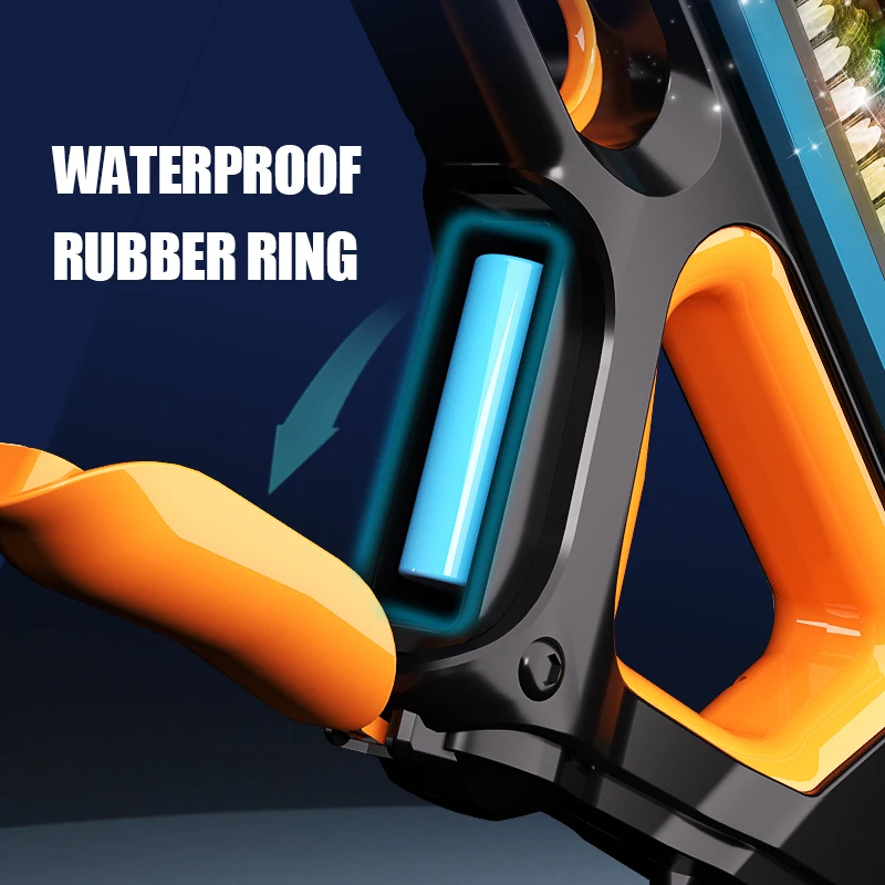 New Electric Water Blaster Toy with Light for Outdoor Play for Kids and Adults