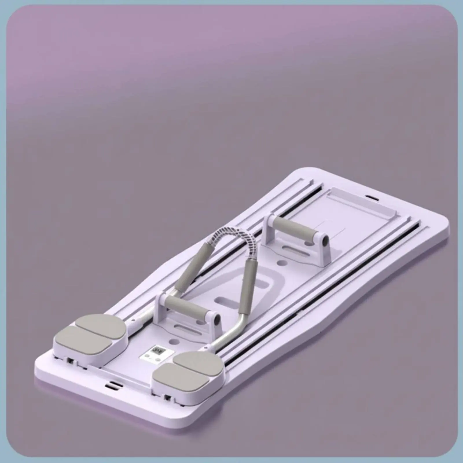 Многофункциональный тренажер для пресса: прочная конструкция, автоматическое возвратное движение, колесо для пресса, тренажер для мышц живота с таймером, нескользящее покрытие.