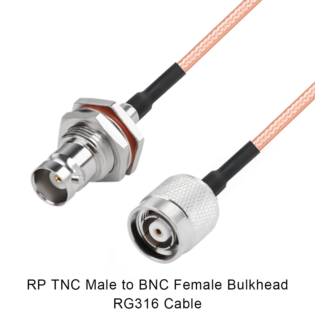 New Modem Coaxial Cable RP-TNC Male Plug Switch BNC Female Jack Connector RG316 Cable Pigtail 15cm 6