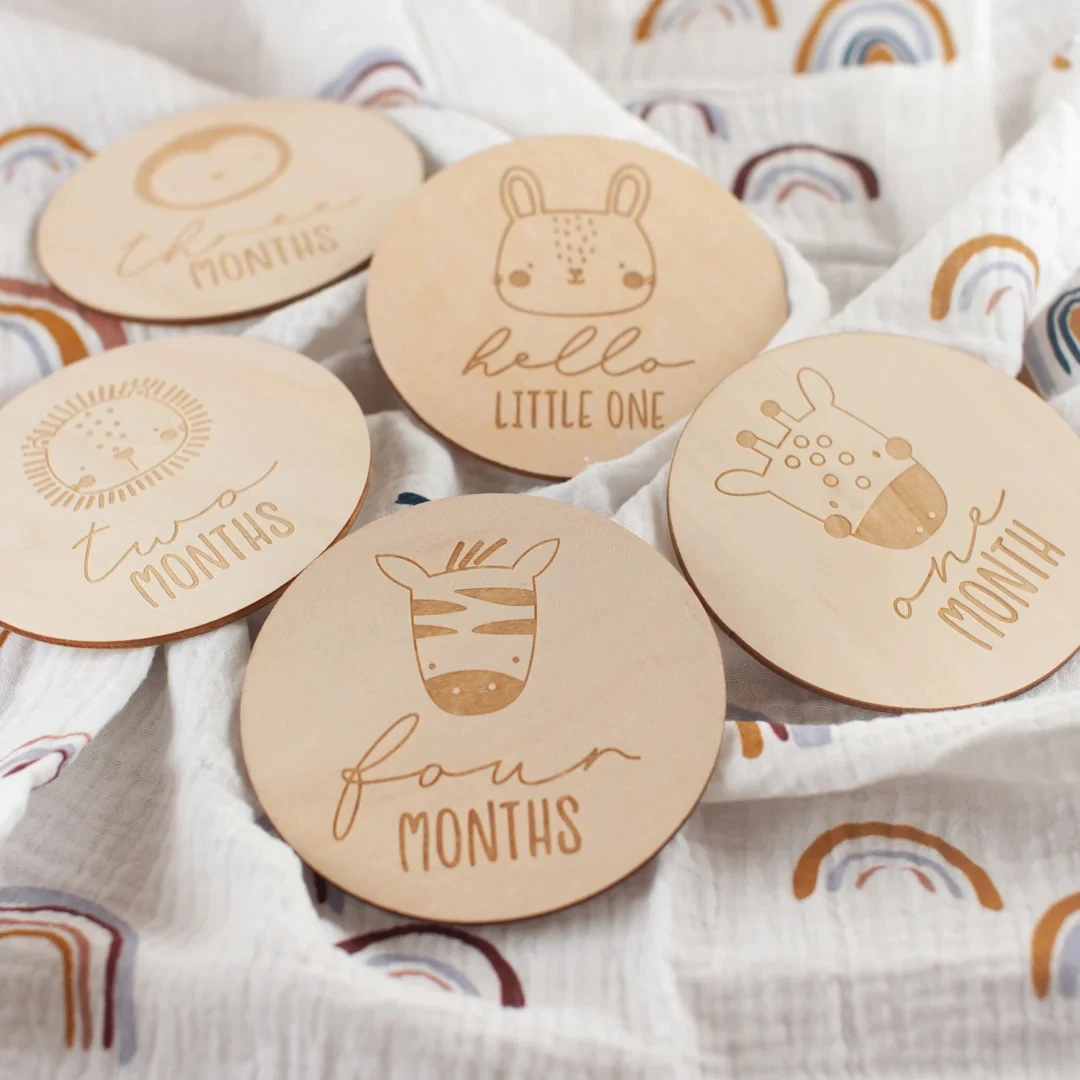 Baby Photography Props - Baby  - đánh giá và giá Milestone Card Set