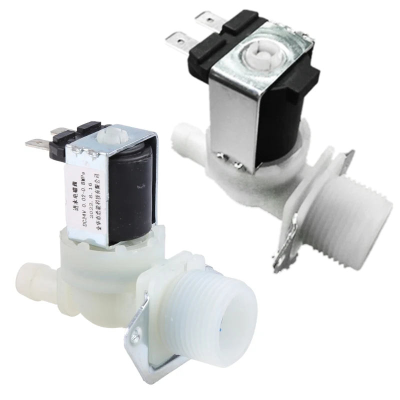Imagem -03 - Válvula de Água Solenoide 220v 12v 24v Entrada Elétrica Válvula de Água Solenóide Rosca Masculina para Máquina de Lavar Louça