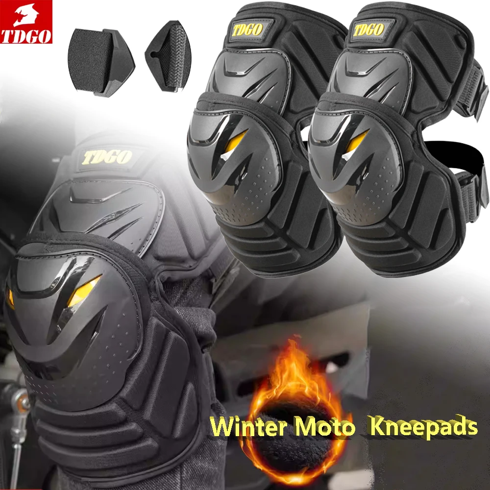 

Зимние мотоциклетные наколенники, флуоресцентные мото налокотники, наколенники для мотокросса, защитное снаряжение, комплект защиты, аксессуары
