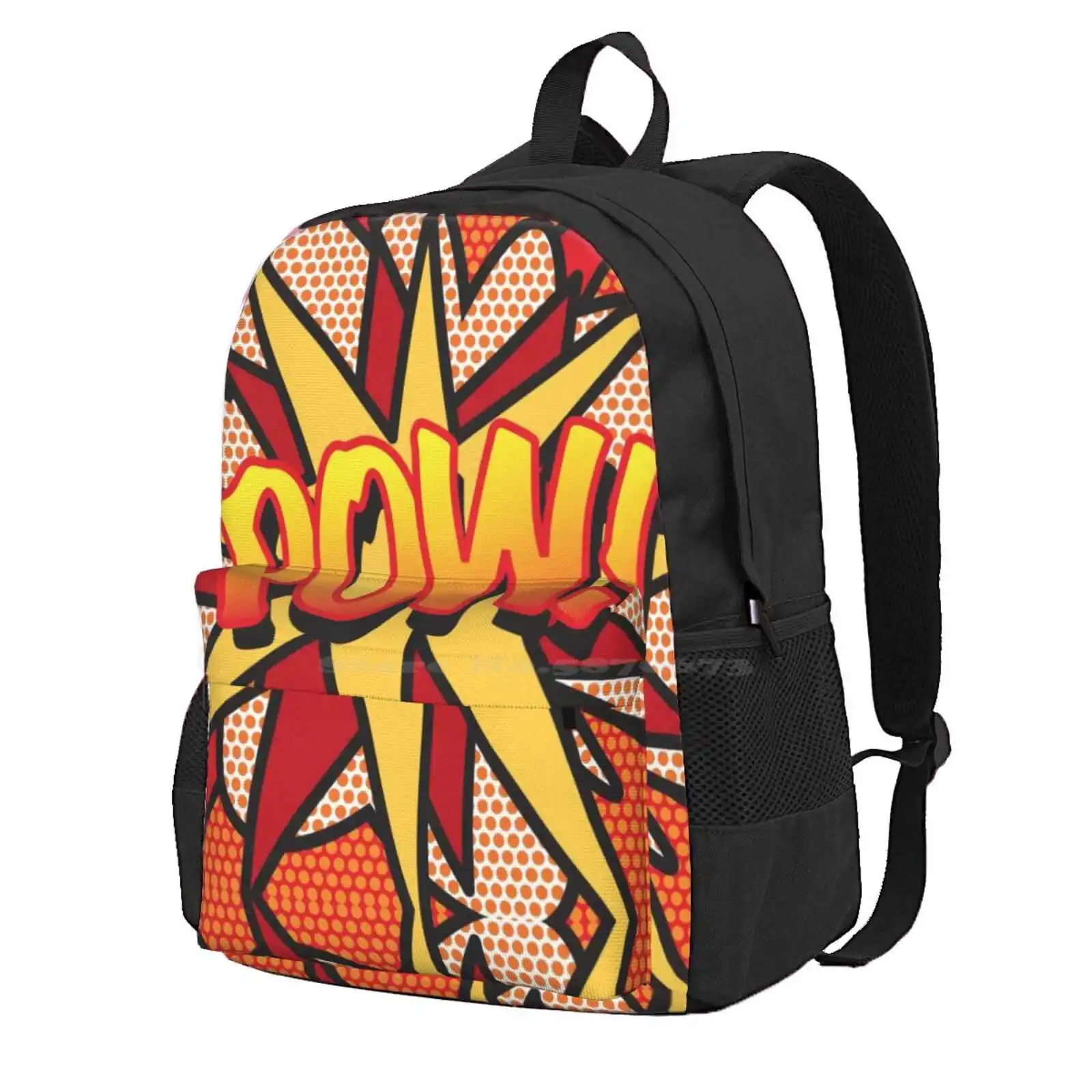 Mochila Pop Art Comic Book, Cool super-herói Cosplay, Mochila legal, Divertimento, Divertimento, Venda quente