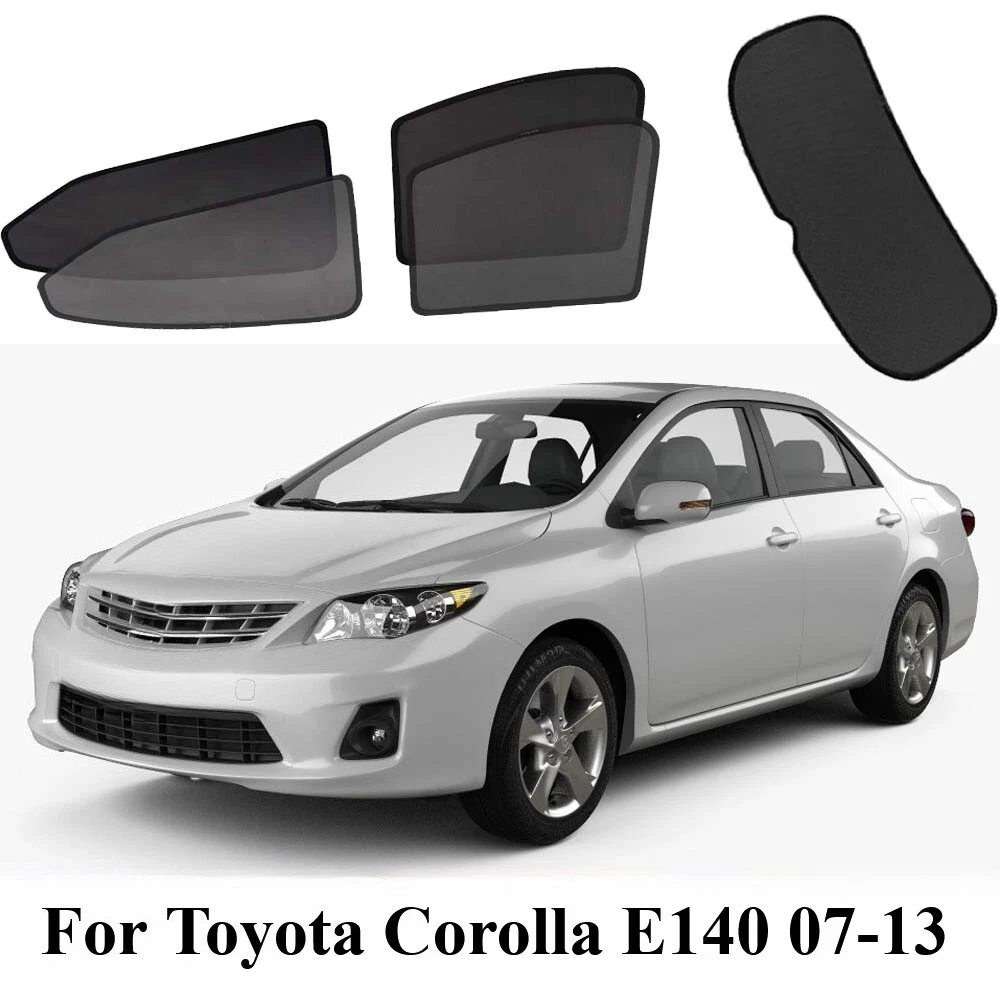 Magnetic Sun Shades For Toyota Corolla E140 07-13 Front Back Windows Sun Blind