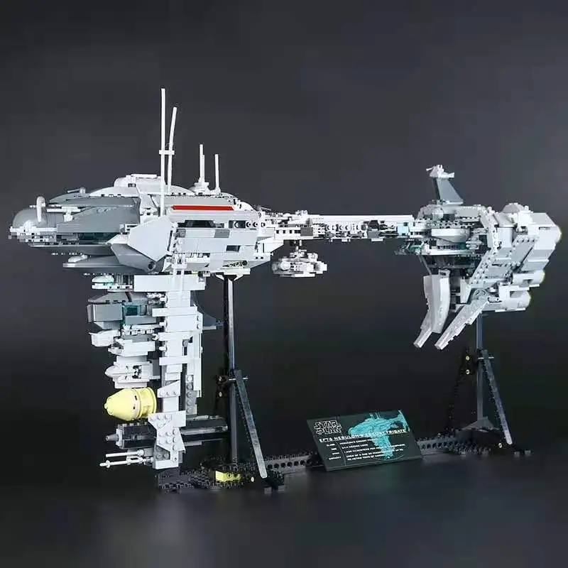 

В НАЛИЧИИ 1736 шт./компл. 81070 05083 Звездные игрушки DIY модель Nebulon B, строительные блоки, кирпичи, детские подарки на день рождения, Рождество