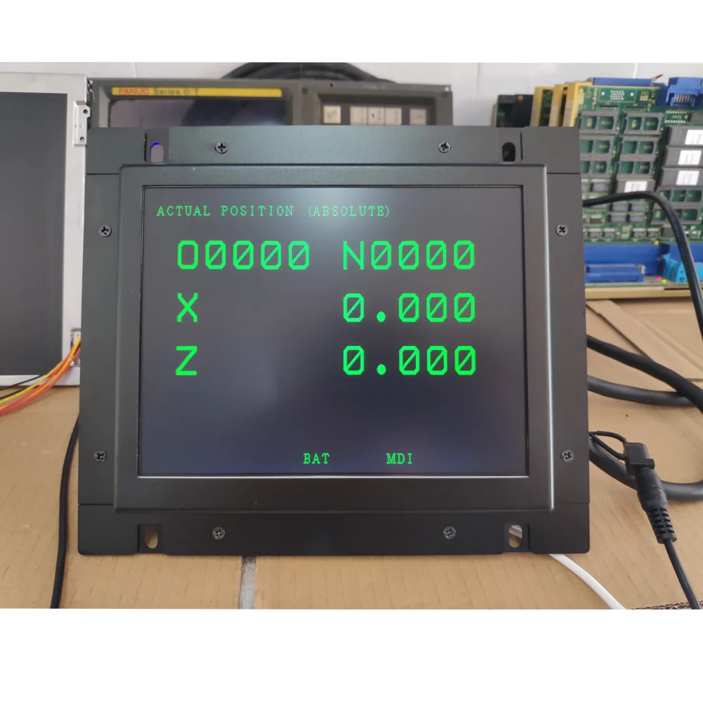 Imagem -04 - Aiderry Display Lcd A61l0001-0093 Substituir para Fanuc Monitor A61l d9 Mm11a 11b Kf-m7099h Cnc Crt Display