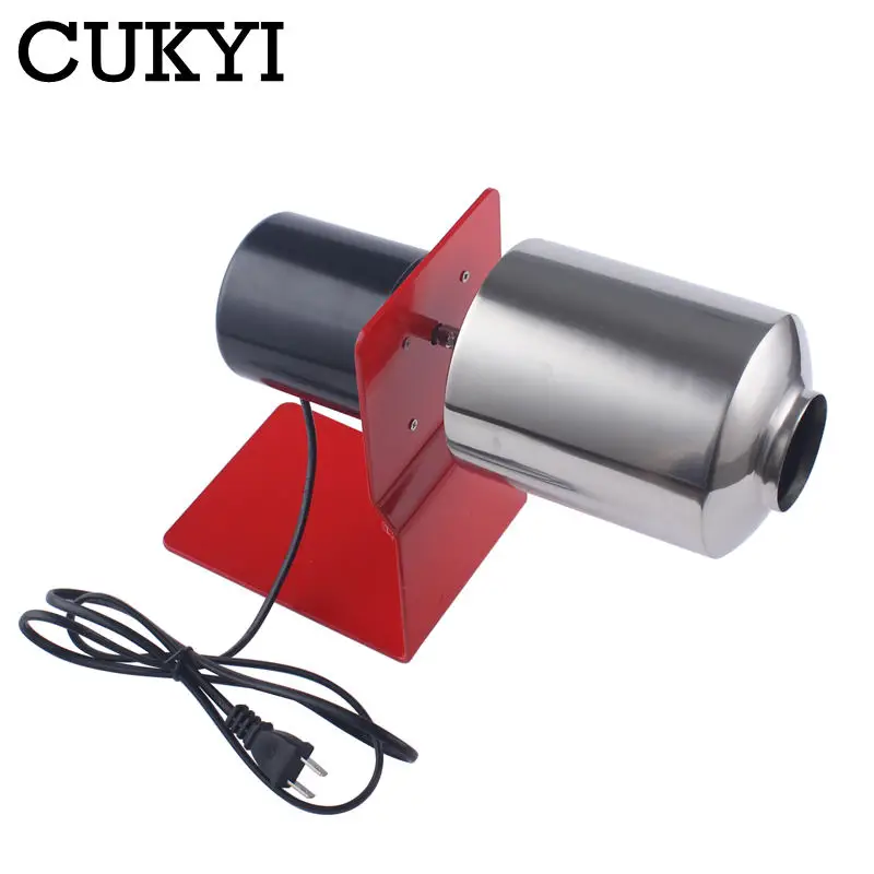 CUKYI Electric Coffee Bean Roaster stainless steel baking tools Grain Drying Nut Roasting machine Drum Type gas stove heating US