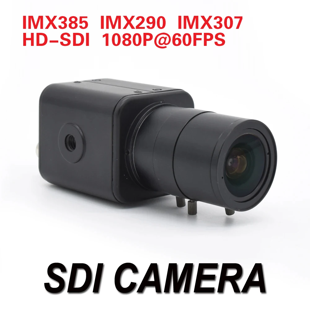 

HD-SDI CCTV Industrial Live 1/2 2.0MP 1080P 1080i 60fps/50fps 30fps Lens 2.8-12mm Security Box SDI Camera Medical Live Concert