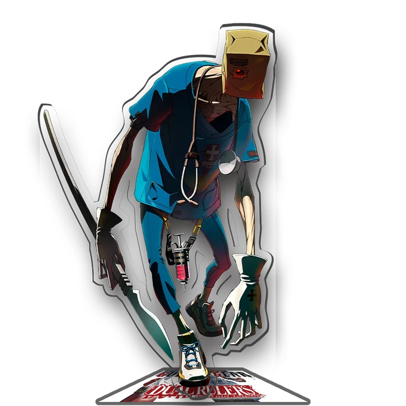 أنيمي مذنب تجهيز HD الشكل بريدجيت بايكن فاوست الاكريليك حامل سعيد الفوضى شخصية نموذج زخارف مكتب المشجعين الهدايا 15 سنتيمتر