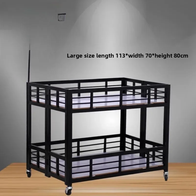 Clothing store stall cart folding