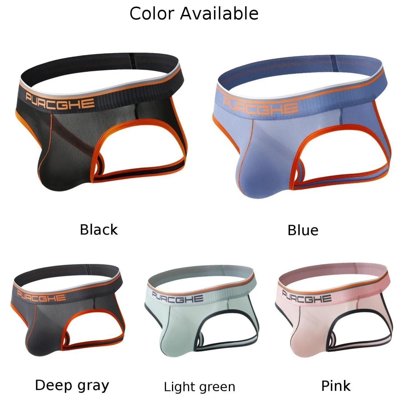 Mens Sexy Underwear Jock Stretch Strap Jockstraps Gays Sissy Bulge Pouch Breathable Underpants Low Waist Panties Male Lingerie