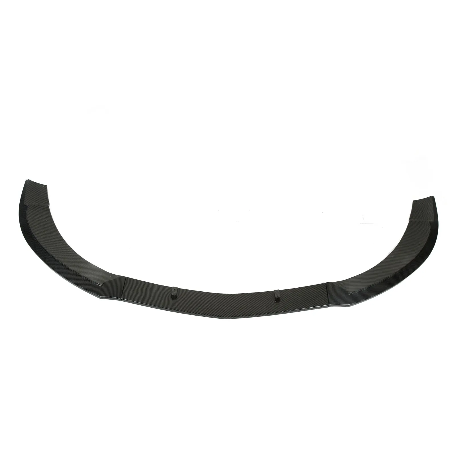 

3 Pcs Front Bumper Lip Car Front Diffuser Spoiler (Carbon Fiber Style, Fit for Mercedes Benz CLA C117 AMG LINE CLA45 2013-2015)