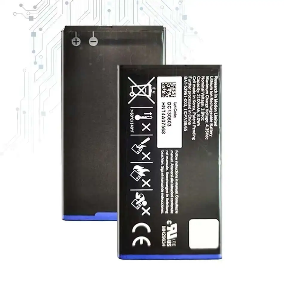

2100mAh Mobile Phone Battery For Blackberry Q10 Q10 Lte Q10 Lte SQN100-1 Bat-52961-003 Environmentally Friendly