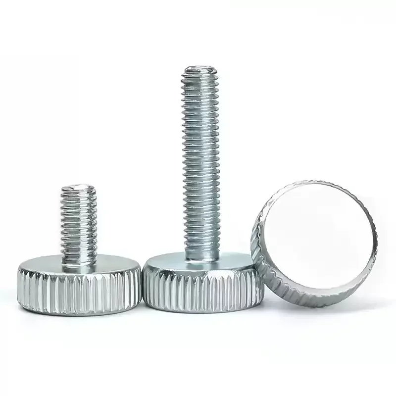 M3 M4 M5 M6 M8 M10 الكربون الصلب عريشة شقة رئيس اليد تشديد الإبهام المسمار ضبط Thumbscrew Toolless #4