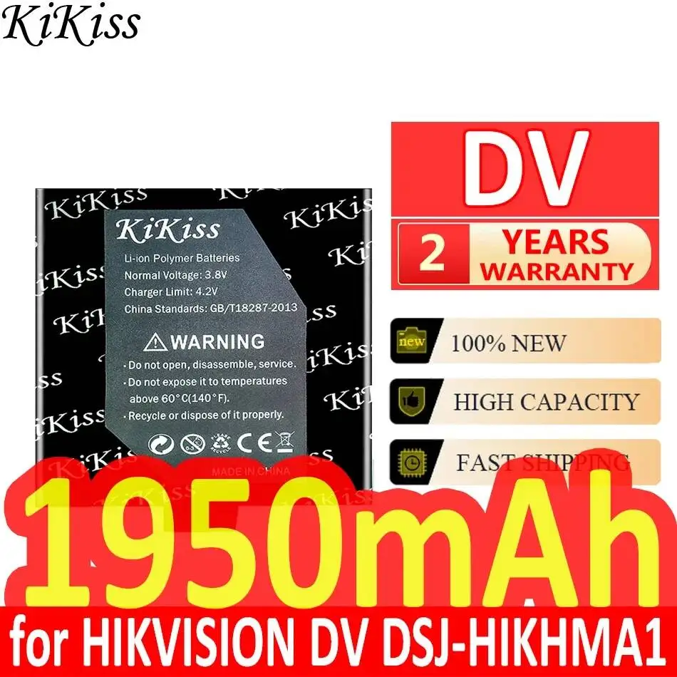 High Compatibility For Hikvision Dsj-HIKHMA1 Czjz B DV Fast Charging Body Camera Battery 1950mAh