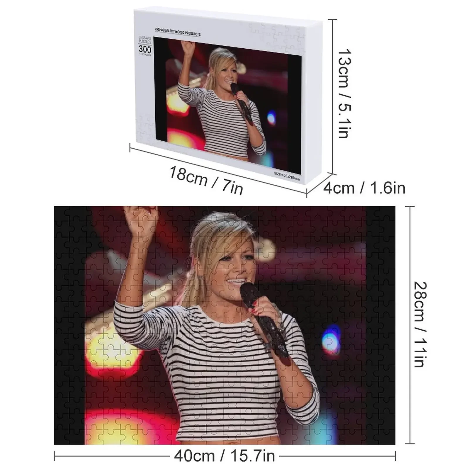 Burn and Hand Up - أحجية الصور المقطوعة Helene Fischer، أحجية الصور المقطوعة المخصصة المخصصة للأطفال #5