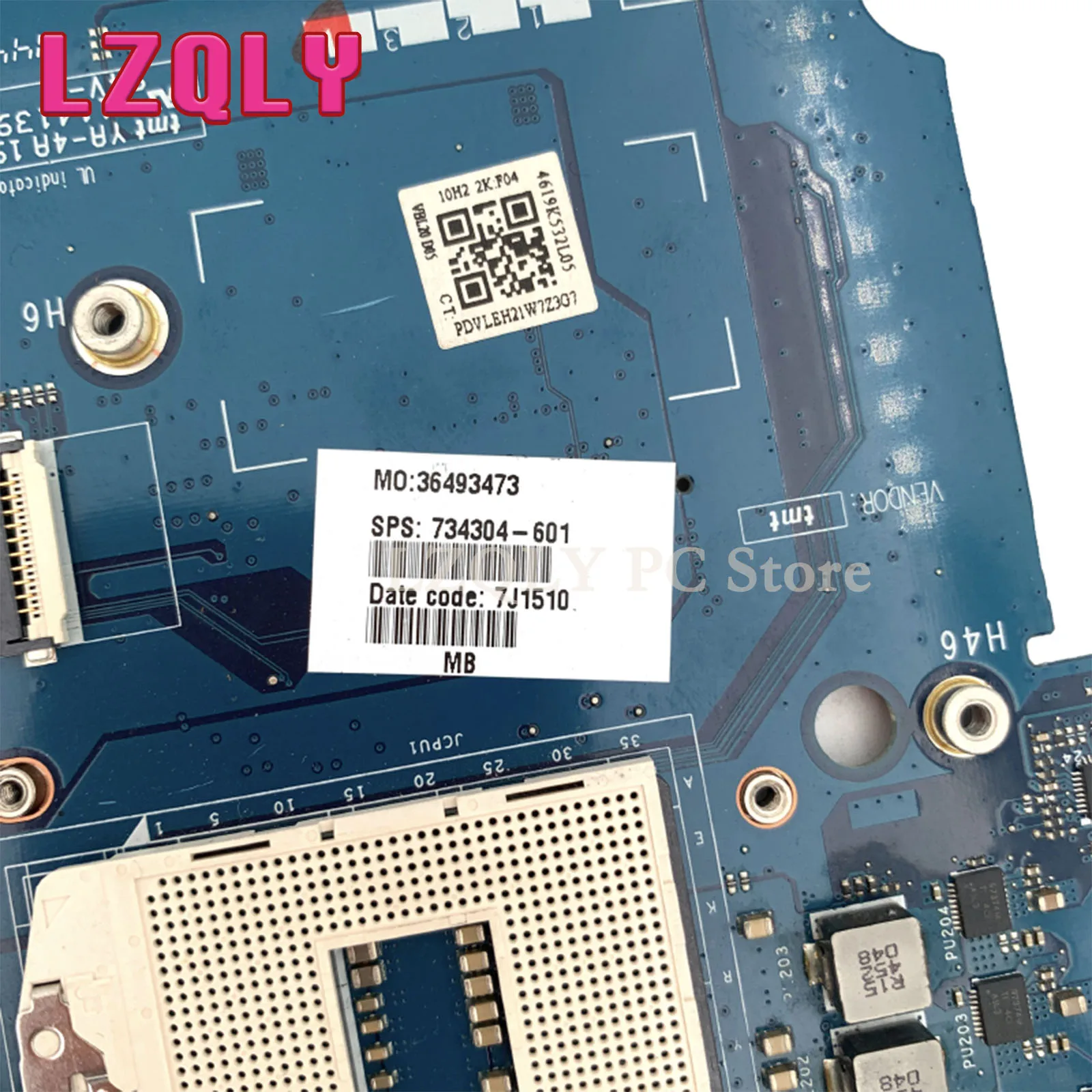 Imagem -05 - Lzqly-placa-mãe para Notebook Totalmente Testada hp Zbook 15 Série g1 La-9241p 734304001 734304601 734304501 Slot de Ram