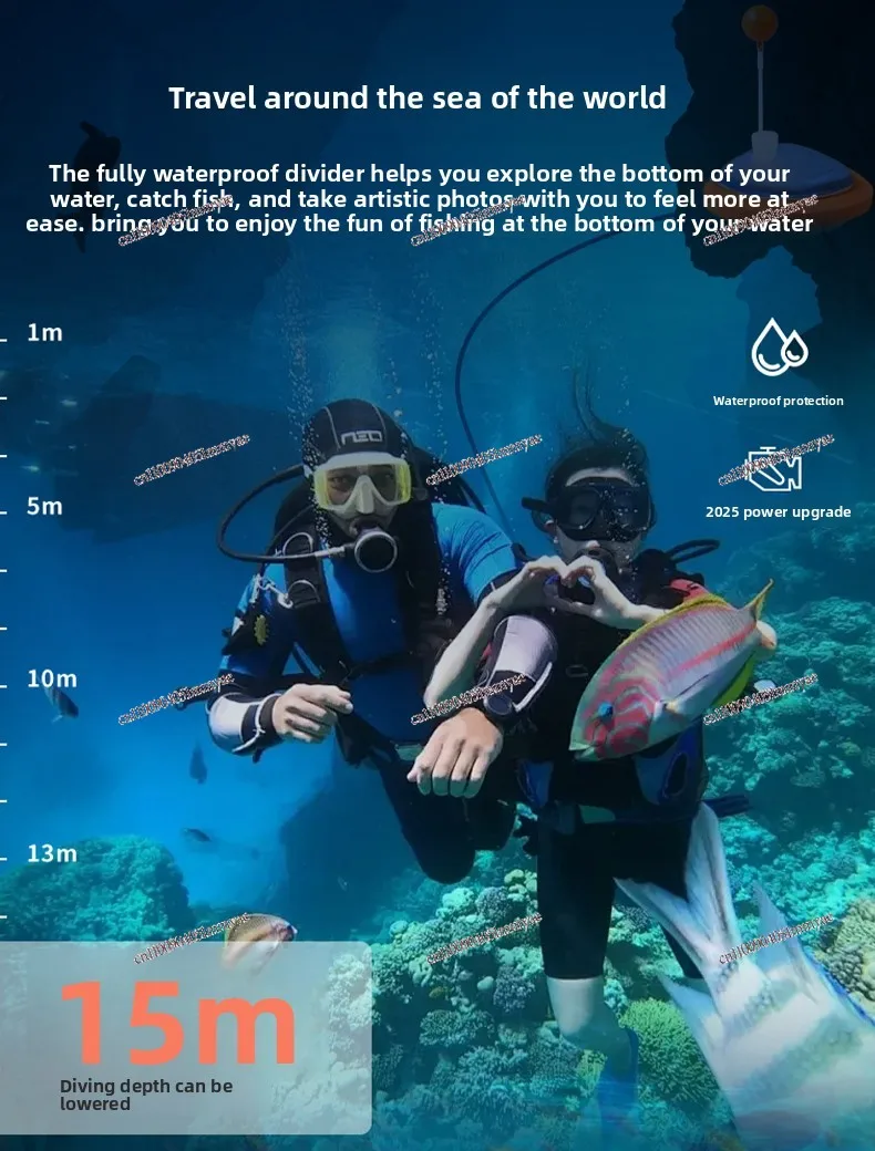 

Diving breathing apparatus underwater fishing deep floating fishing oxygen full set of equipment