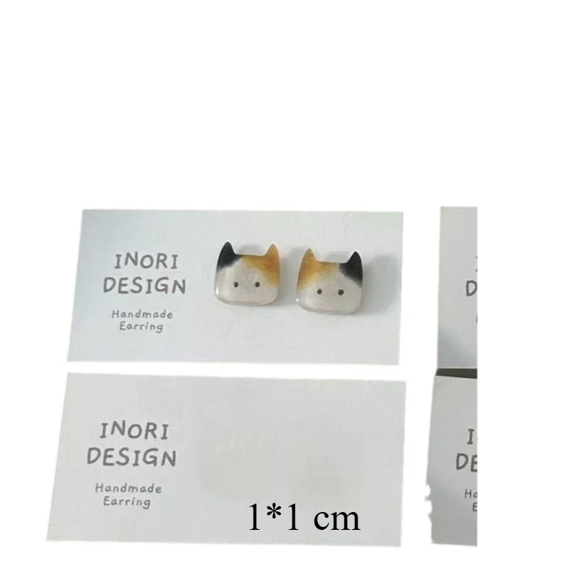 1pcs Adorable Cat Stud Earrings Cute Animal Sweet Gentle Minimalist Delicate Earring Jewelry Daily Casual Fashion Accessories