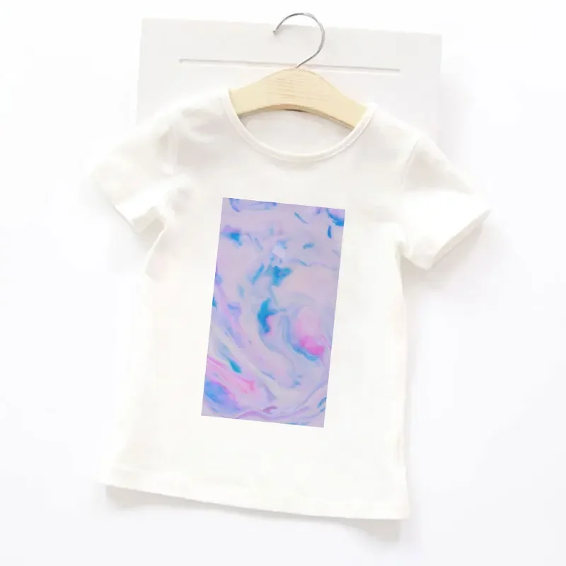 24M 3T 4T 5T 6T 7T 8T  Tie Dye Kits for Kids Fashion Design Girls Tshirt Cute Boys Clothes Crew Neck T Shirt Girl Casual Funny