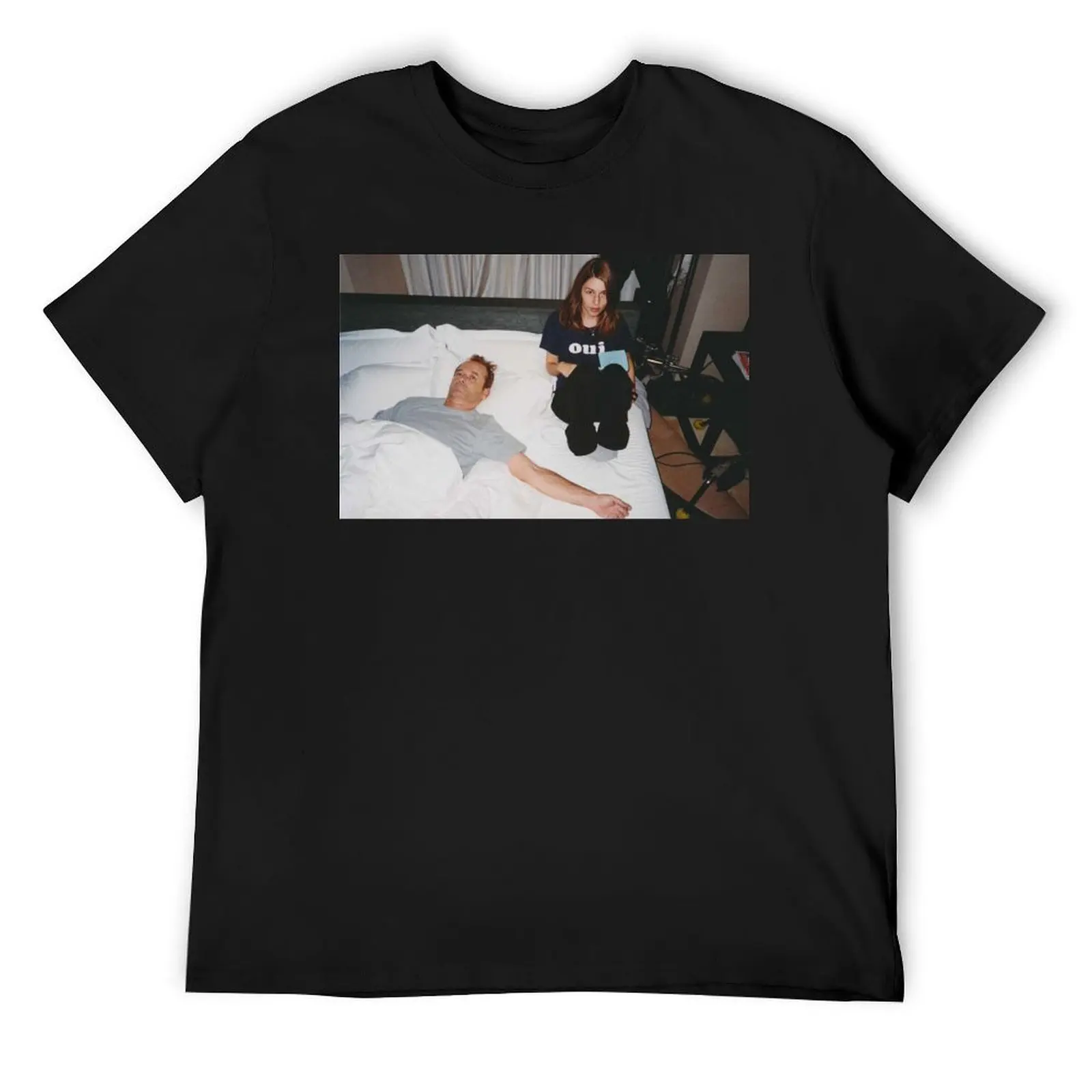 lost in translation with sofia and bill T-Shirt baggy shirts customizeds custom t-shirts Short sleeve tee men