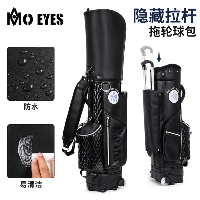 

PGM MO EYES Women Golf Standard Ball Package Lady's Trolley Tugboat Clubs Bag Waterproof Microfiber M22QB0101 Wholesale