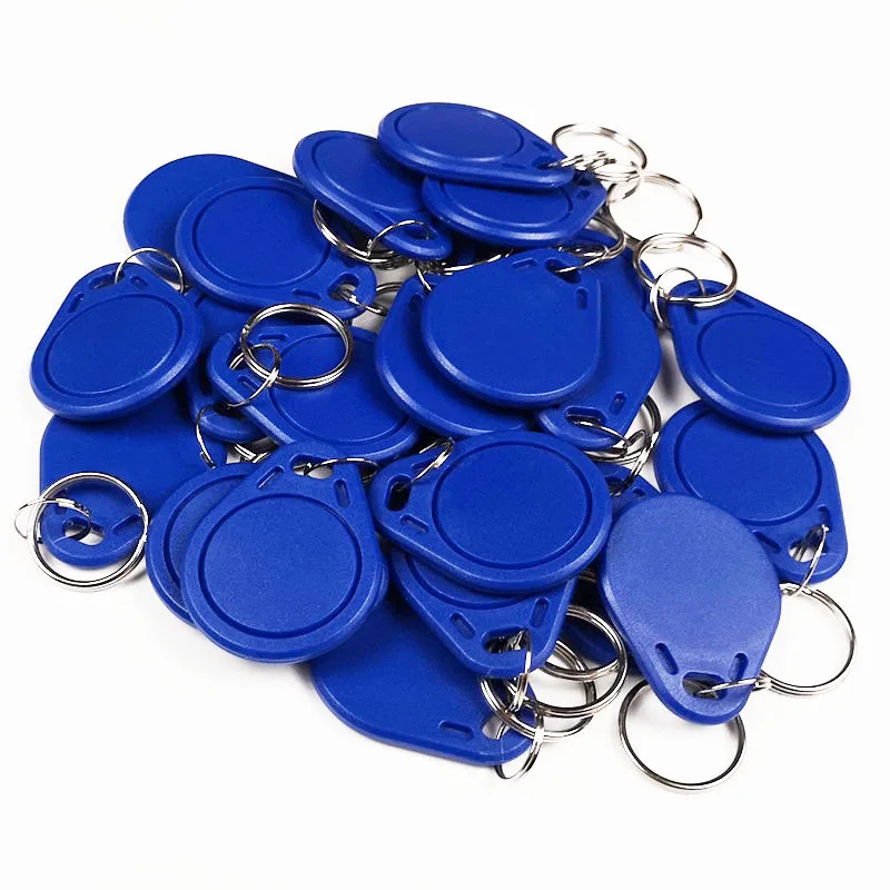 10PCS 13.56Mhz RFID UID Token Copy Keykobs Changeable Attendance Management Clone Keychain Tag For Mif 1k S50 Writable Badge