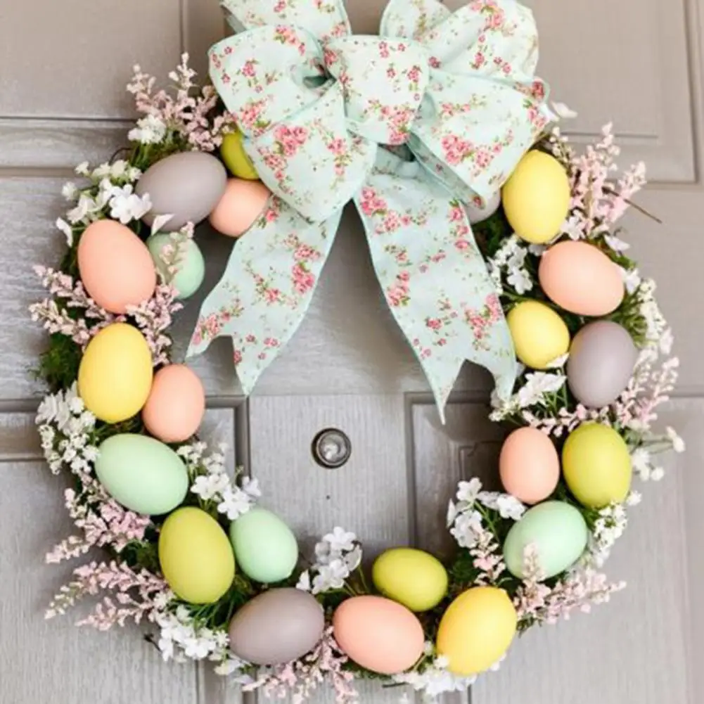 20Pcs/Bag Foam Egg Convenient Festival Decor Polystyrene DIY Easter Simulation Egg for Festival