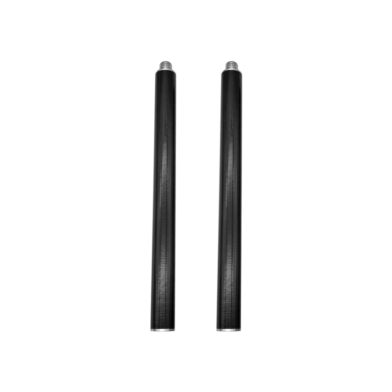 2PCS 30CM Carbon Fiber Pole Prism Antenna Extend Section Pole surveying pole GPS Extension Rod Diameter 25mm 5/8 x 11 thread