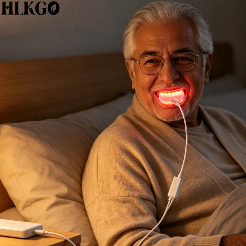 Clinical Grade Red Light Laser Therapy Device for Oral Care Gum Disease TMJ Treatment Home Use