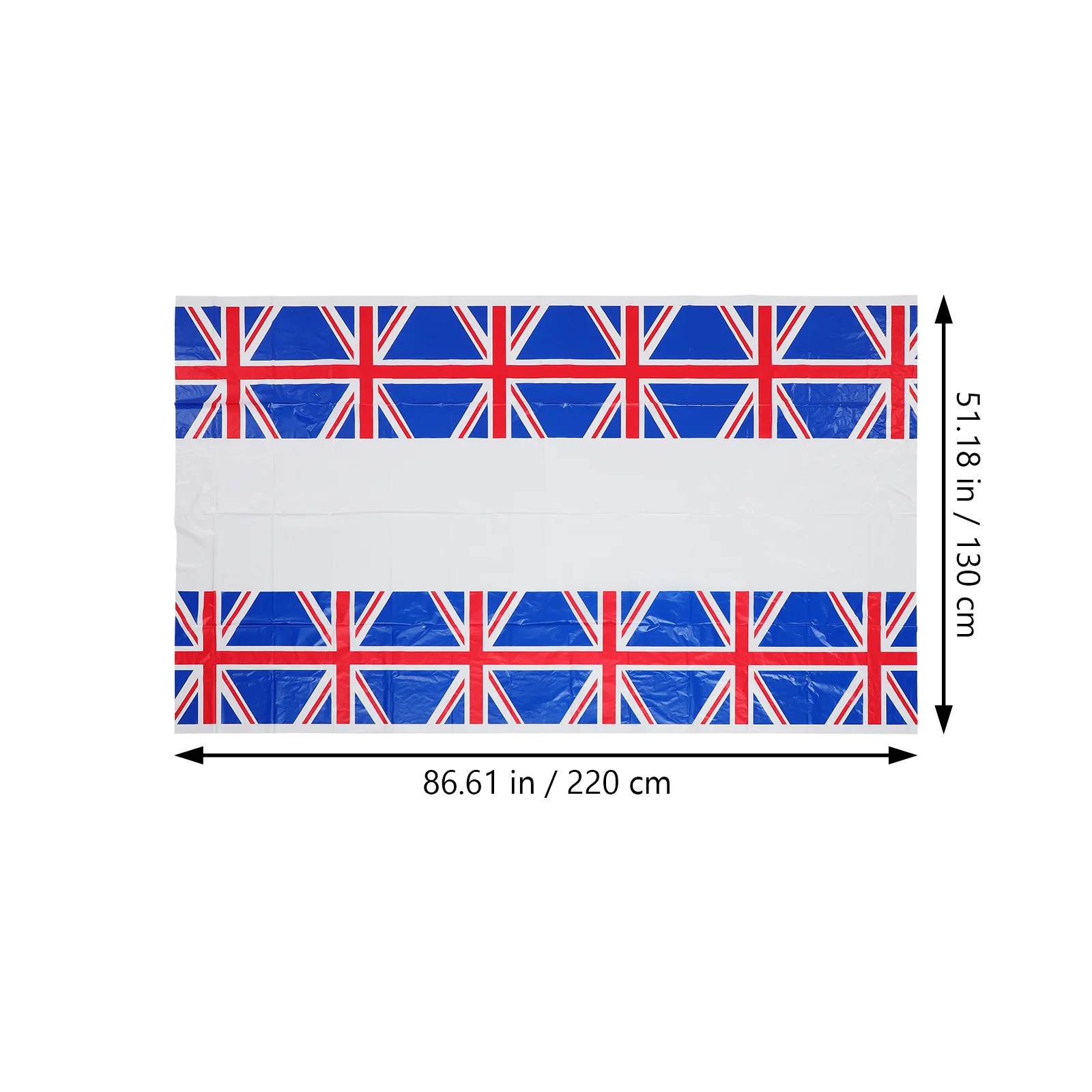 Tablecloth Decoration Dinner Cover Desk Protective British Flag Tableware Banquet Party Supplies Plastic Folding Ornament for